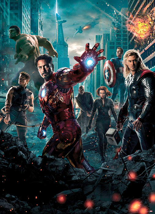 Papier Fototapete | Avengers | Movie | Poster | 184 x 254 cm