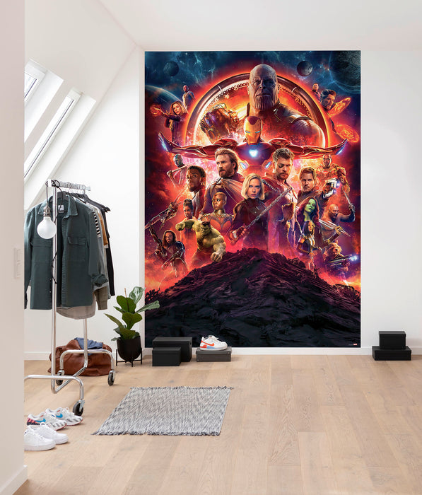 Papier Fototapete | Avengers | Infinity | War | Movie | Poster | 184 x 254 cm