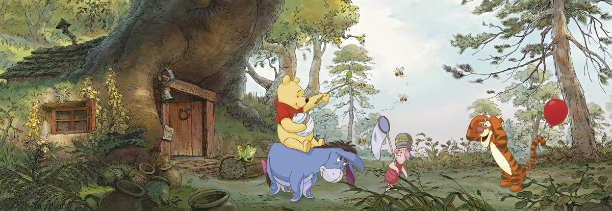 Papier Fototapete | Pooh's House | 368 x 127 cm