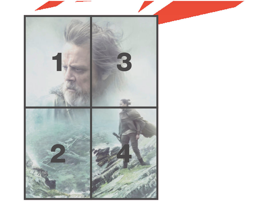 Papier Fototapete | STAR WARS The Last Jedi | 184 x 254 cm