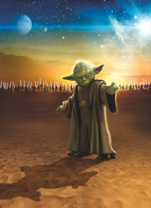 Komar NEU | Digitaldruck Vlies Fototapete - STAR WARS Master Yoda - Größe 200 x 250 cm