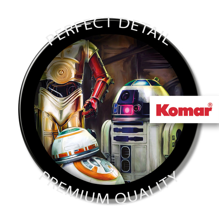 Papier Fototapete | STAR WARS Three Droids | 184 x 254 cm