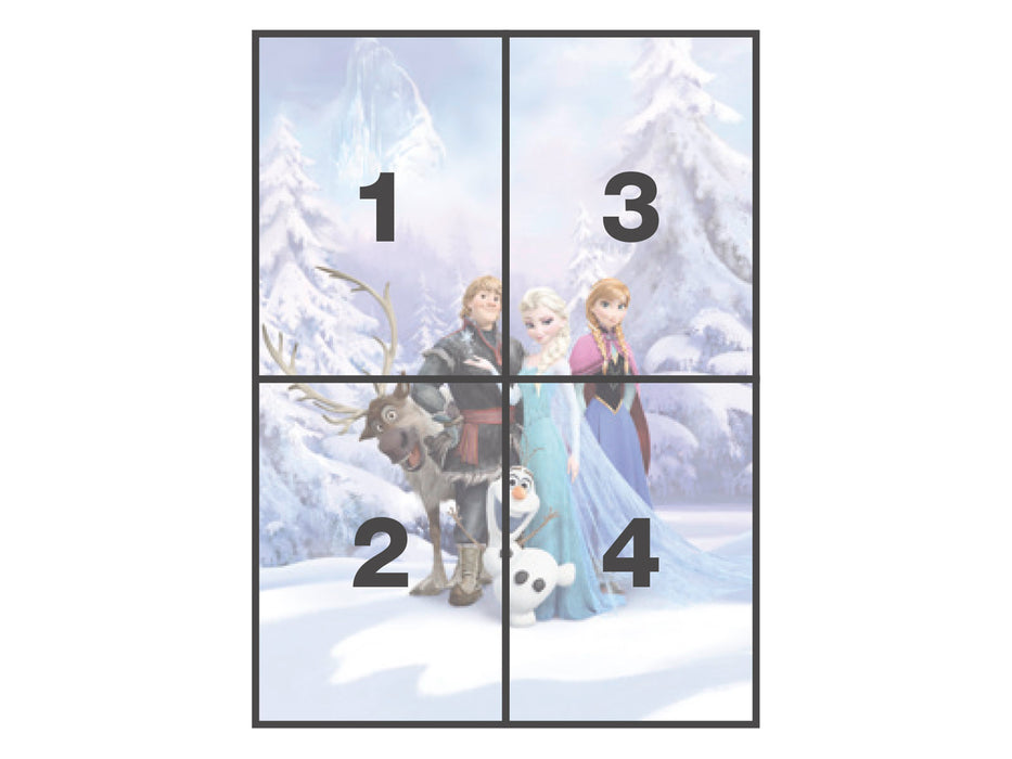 Papier Fototapete | Frozen Winter Land | 184 x 254 cm