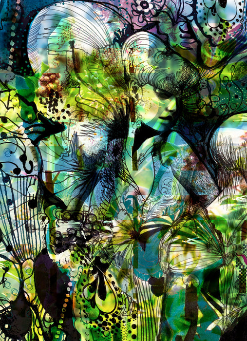 Papier Fototapete | Aphrodite's Garden | 184 x 254 cm