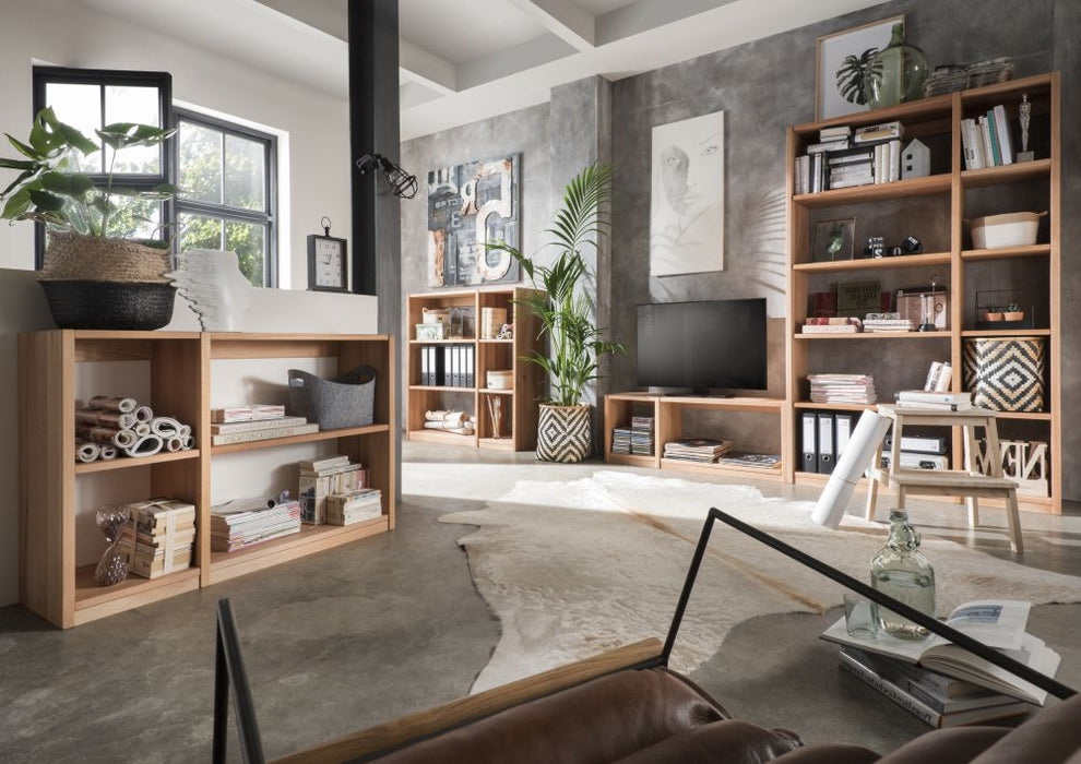 Gradel | Woodland | AK58 | Anbauregal | 77x194x35 | Kernbuche | natur