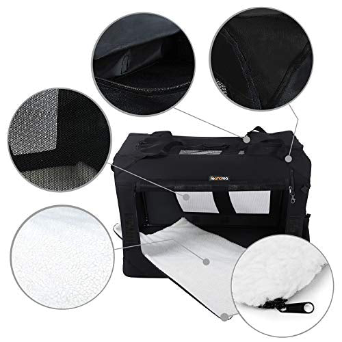 Feandrea | Haustier-Transporttasche Schwarz L
