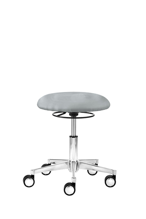 Funktionsdrehhocker 1290 | Gestell Aluminium poliert