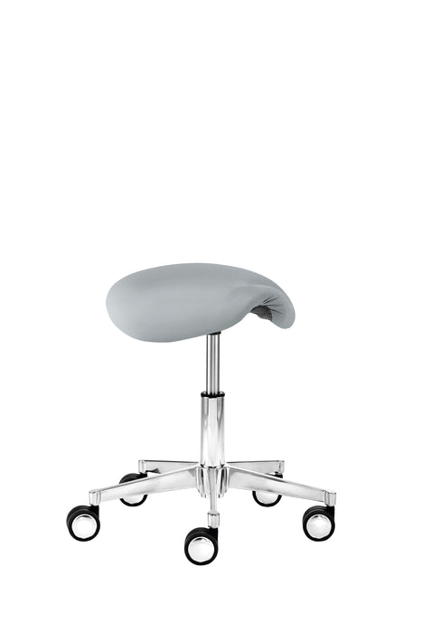 Mayer | Funktionsdrehhocker 1297 | Grau | Gestell Aluminium poliert