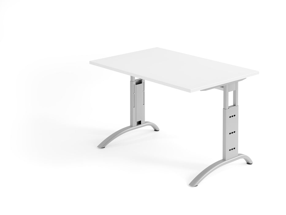 Hammerbacher | Schreibtisch C-Fuß 120x80cm Weiß