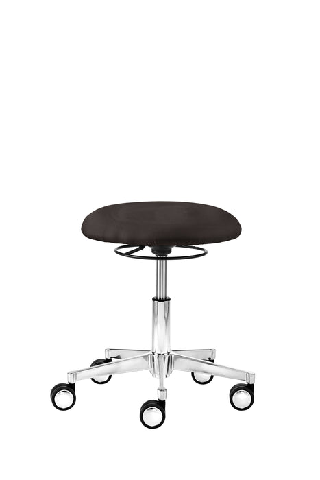 Mayer | Funktionsdrehhocker 1290 | Schwarz | Gestell Aluminium poliert