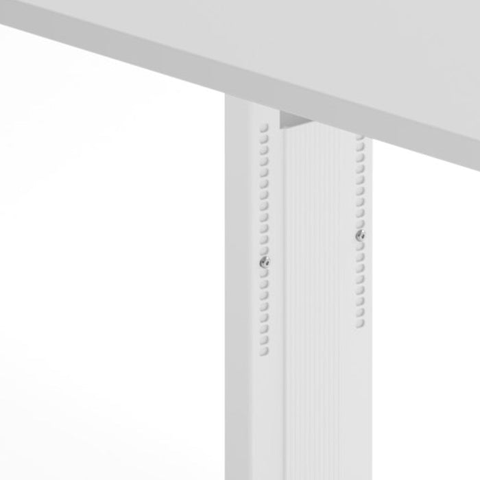 Hammerbacher | Schreibtisch C-Fuß 120x80cm Grau / Weiß