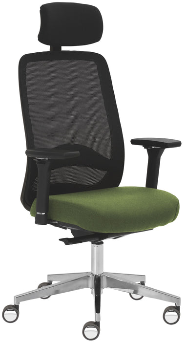 Drehstuhl 2228 | Gestell Aluminium poliert