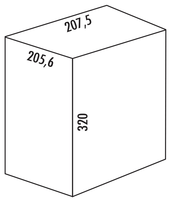 Naber | Cabbi® Systembehälter | mit blauem Griff | 9 Liter