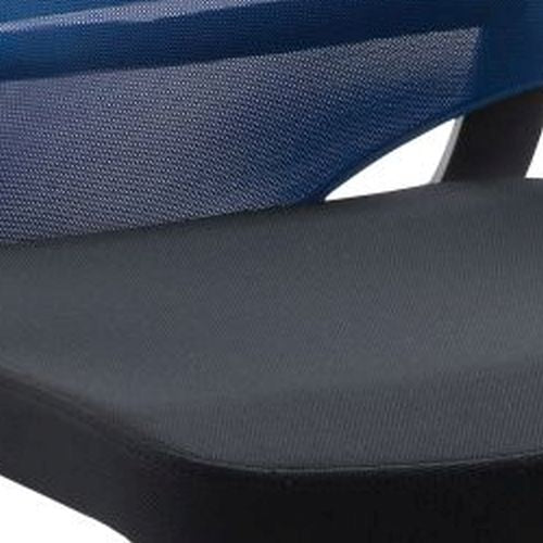 Drehstuhl | myOPTIMAX | Blau Schwarz | Gestell Schwarz