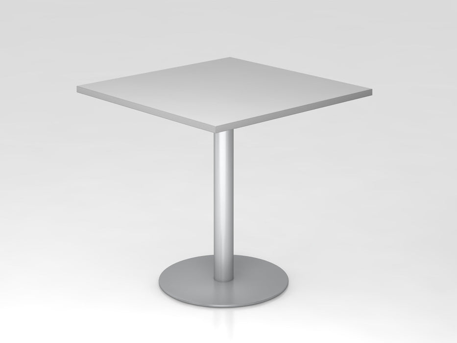 Hammerbacher | Besprechungstisch 80x80cm Grau / Silber