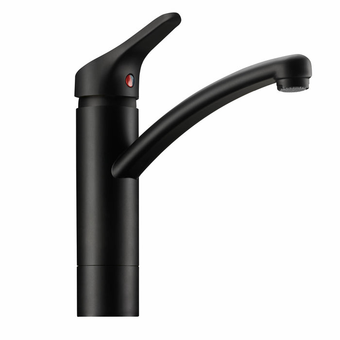 Naber | Fuoco 5 Fensterarmatur | Einhebelmischer | schwarz matt | Hochdruck