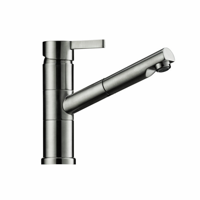 Naber | SERVIZIO Lastra 2, Einhebelmischer, edelstahlfarbig, Hochdruck