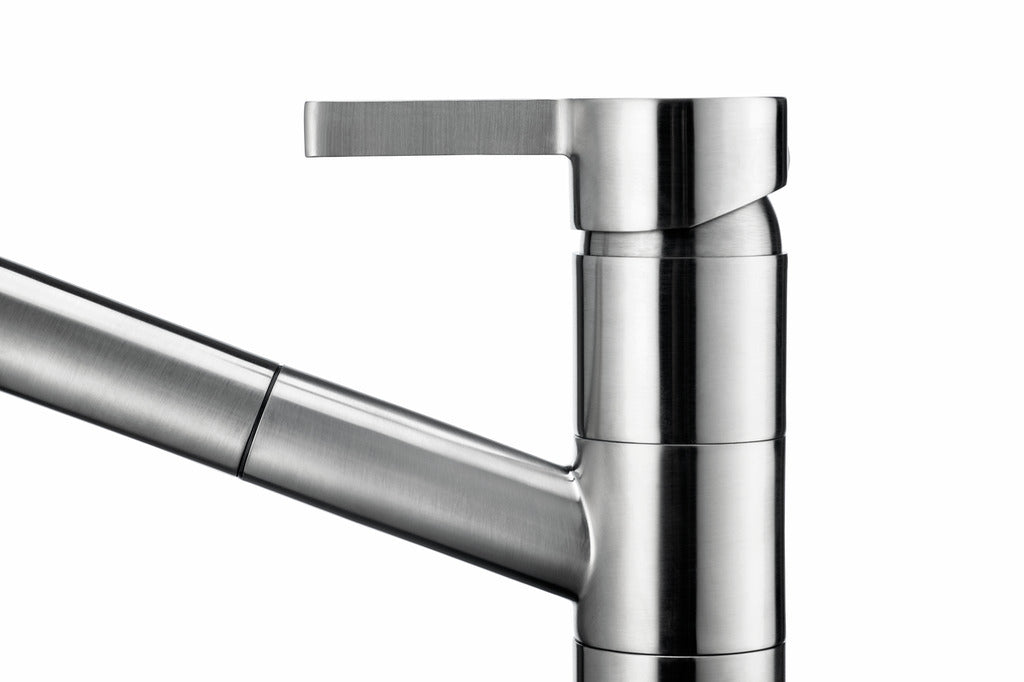 Naber | SERVIZIO Lastra 2, Einhebelmischer, edelstahlfarbig, Hochdruck