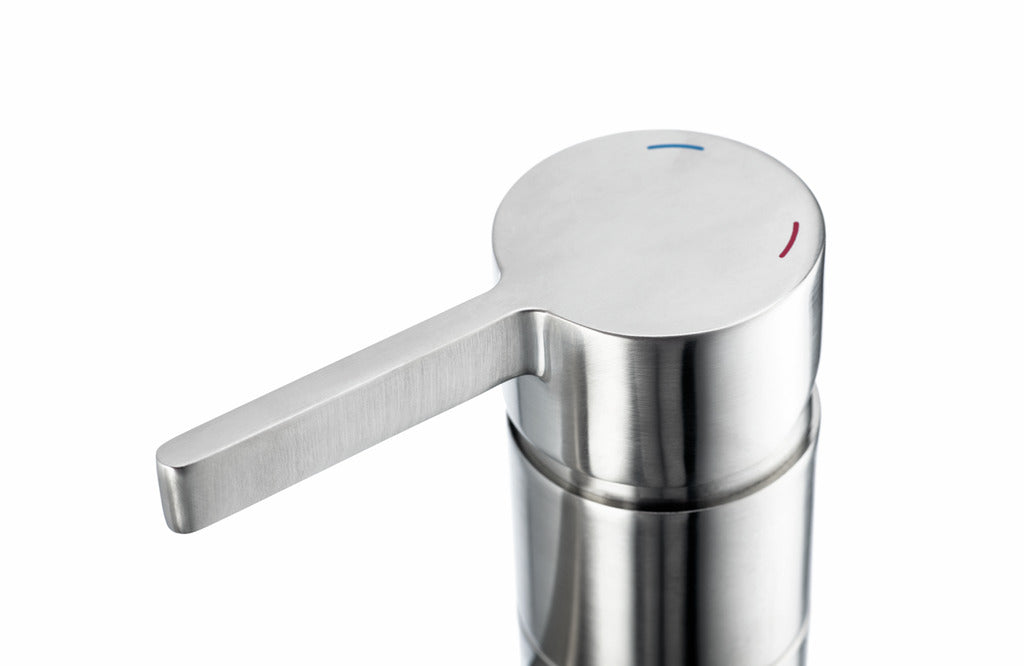 Naber | SERVIZIO Lastra 2, Einhebelmischer, edelstahlfarbig, Hochdruck