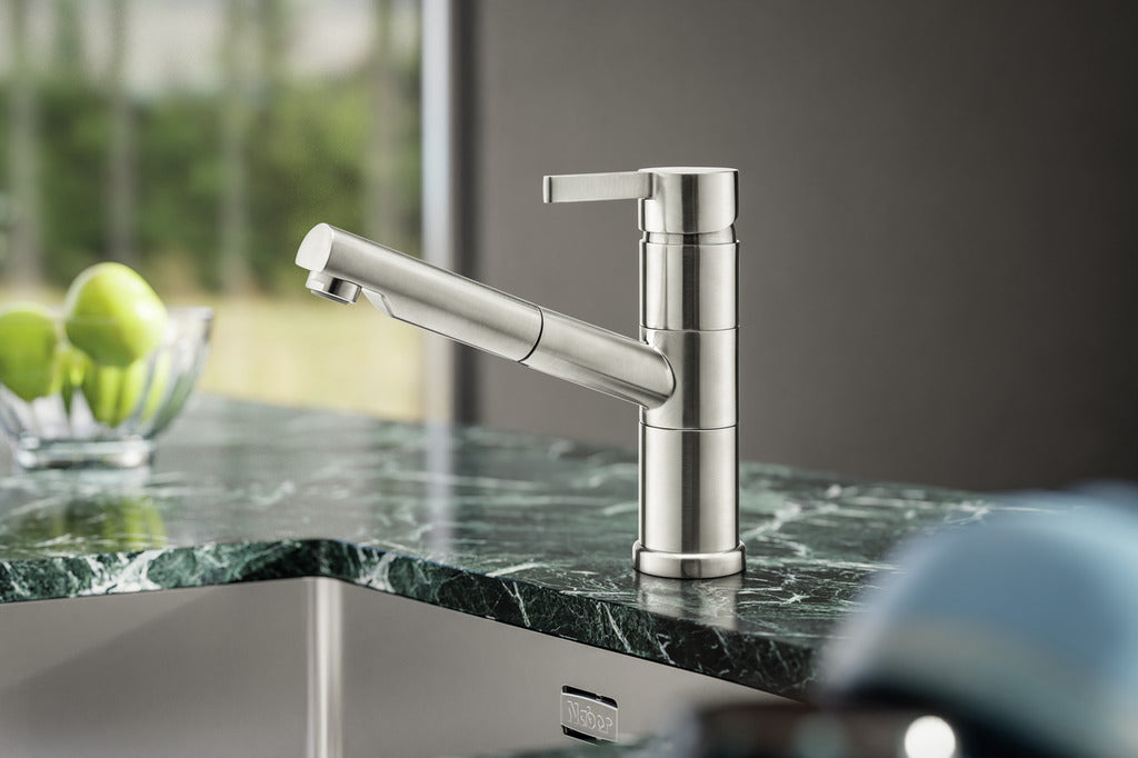 Naber | SERVIZIO Lastra 2, Einhebelmischer, edelstahlfarbig, Hochdruck