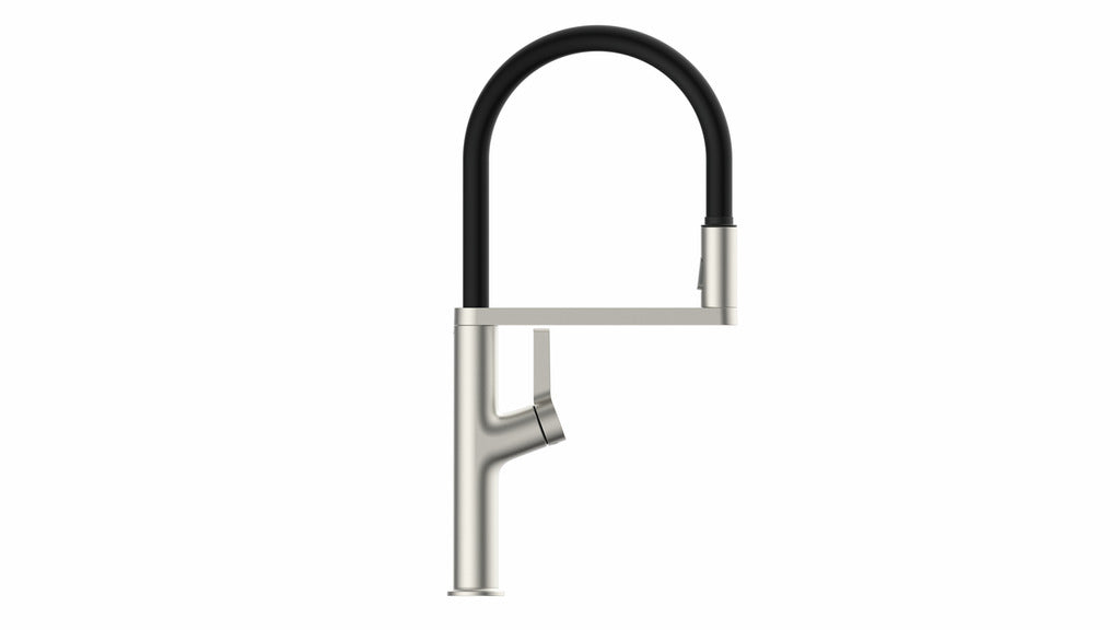 Naber | Wasserwerk Aria, Spültischarmatur, edelstahlfarbig, Hochdruck