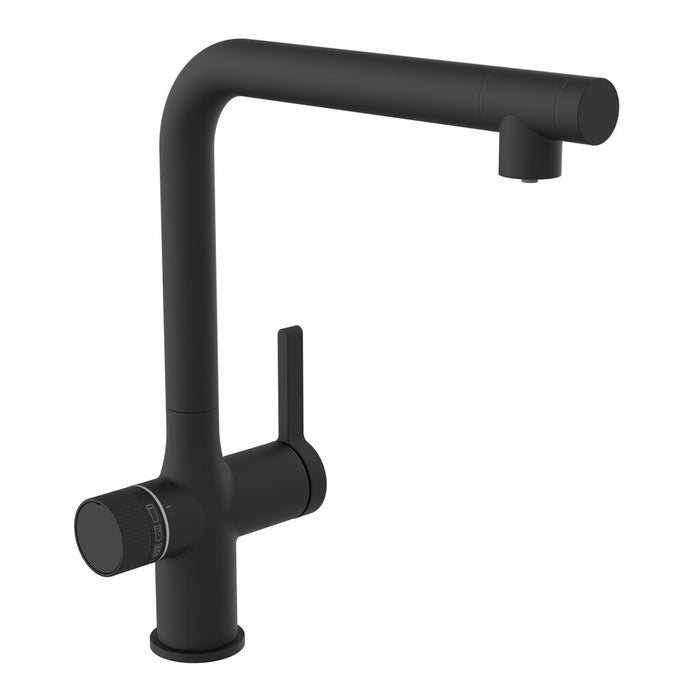 Naber Aqvella System, Spültischarmatur, schwarz matt, Hochdruck