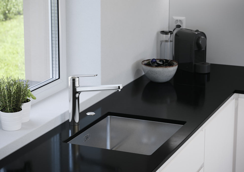 KWC | Domo 5 Fensterarmatur | Einhebelmischer | chrom | Hochdruck