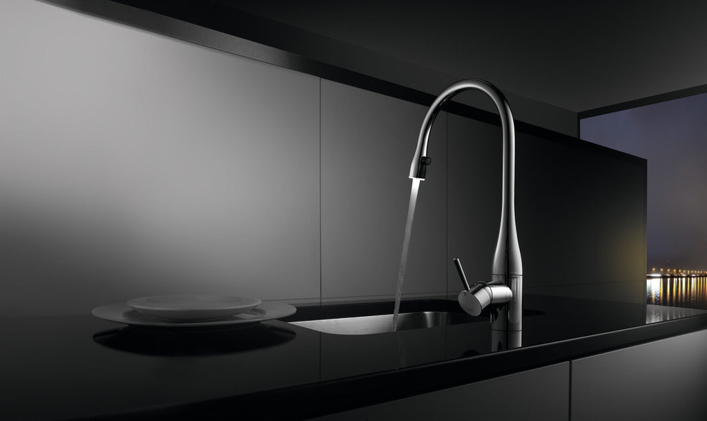 KWC | Eve 3 | Einhebelmischer | chrom | mit LED-Beleuchtung | Hochdruck