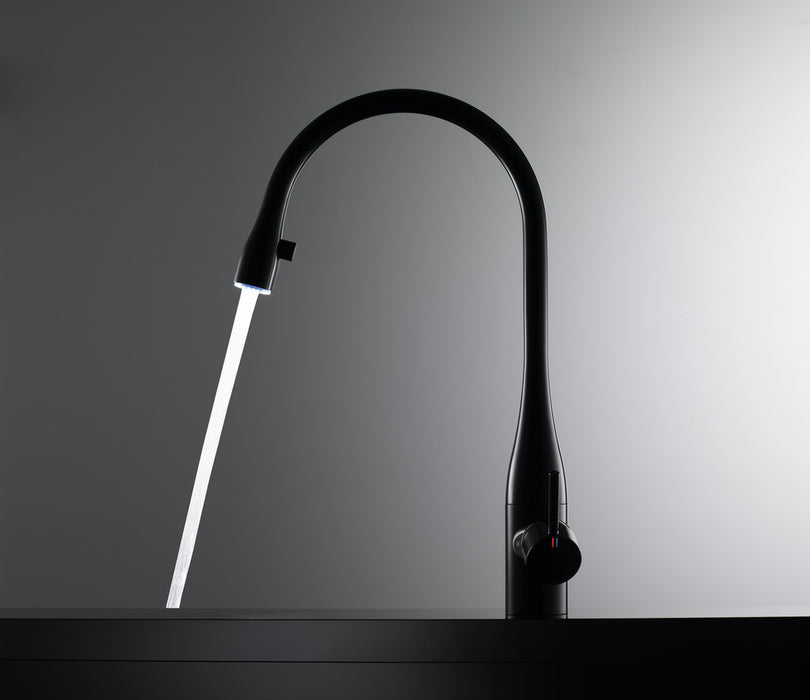 KWC | Eve 4 | Einhebelmischer | schwarz | Hochdruck