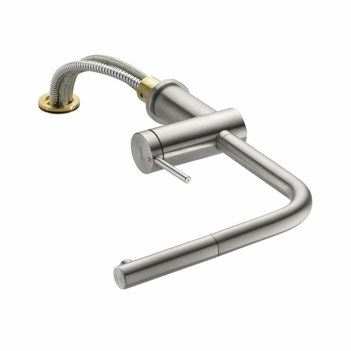 KWC | KWC Livello 5E Fensterarmatur, Spültischarmatur, Edelstahl, Hochdruck