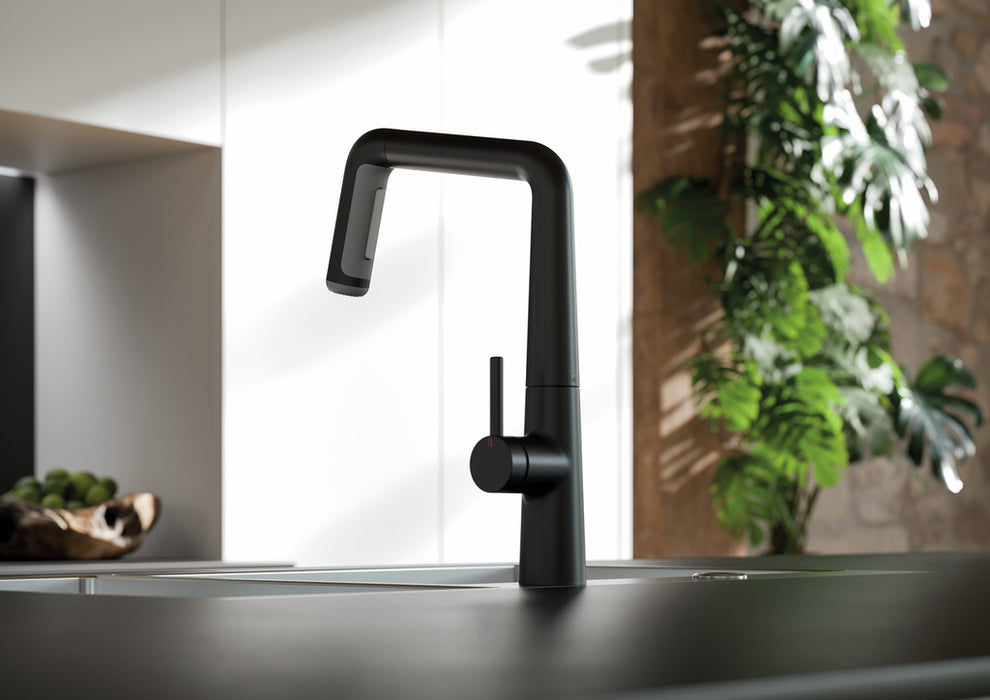 KWC | Kio 3 | Einhebelmischer | schwarz matt | Hochdruck