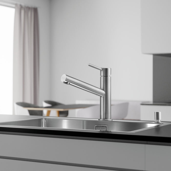 Kludi | Steel 1 | Einhebelmischer | Edelstahl | Hochdruck