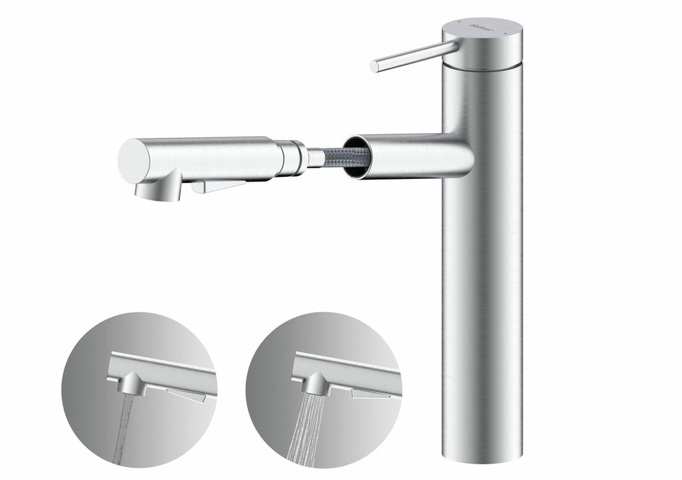 Naber | Namor 2 | Einhebelmischer | Edelstahl | Hochdruck