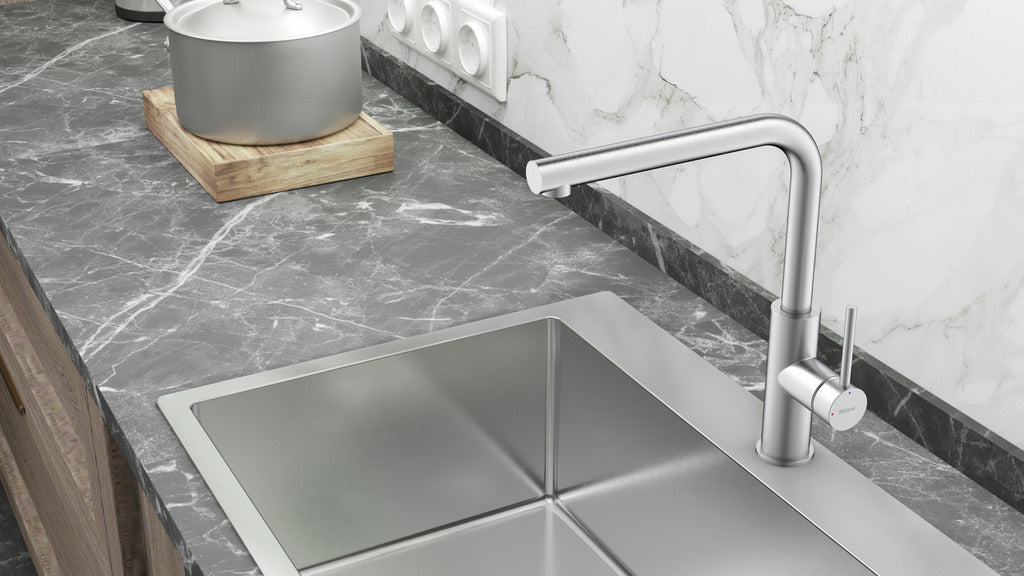 Naber | Namor 3 | Einhebelmischer | Edelstahl | Hochdruck