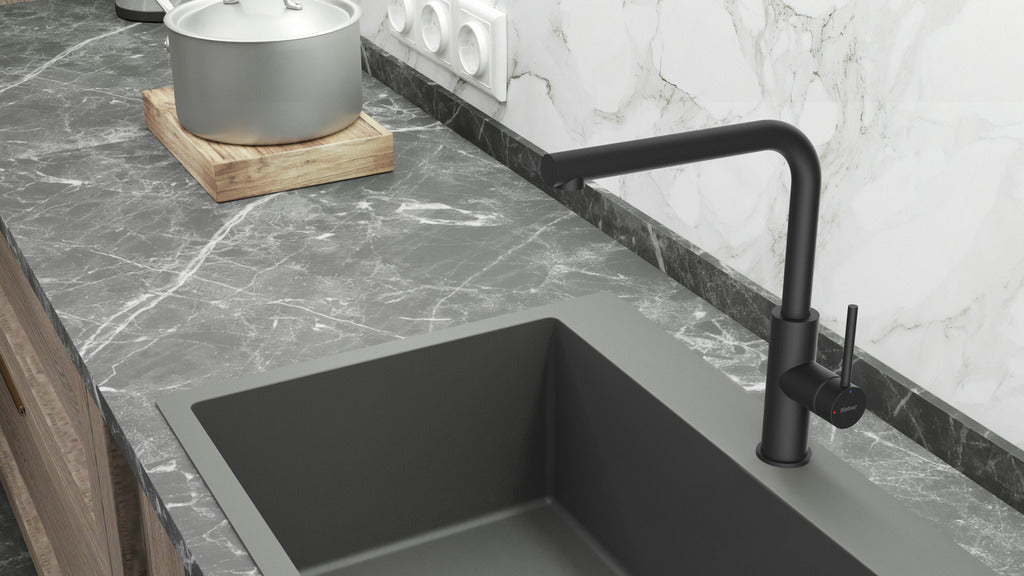 Naber | Namor 3 | Einhebelmischer | schwarz matt | Hochdruck