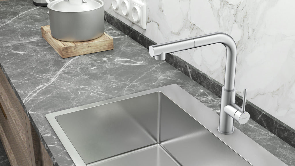 Naber | Namor 4 | Einhebelmischer | Edelstahl | Hochdruck