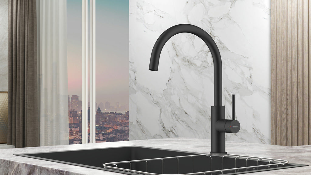 Naber | Namor 5 | Zweigriffarmatur | schwarz matt | Hochdruck