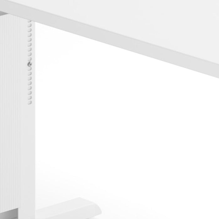 Hammerbacher | Schreibtisch C-Fuß 160x80cm Weiß / Weiß