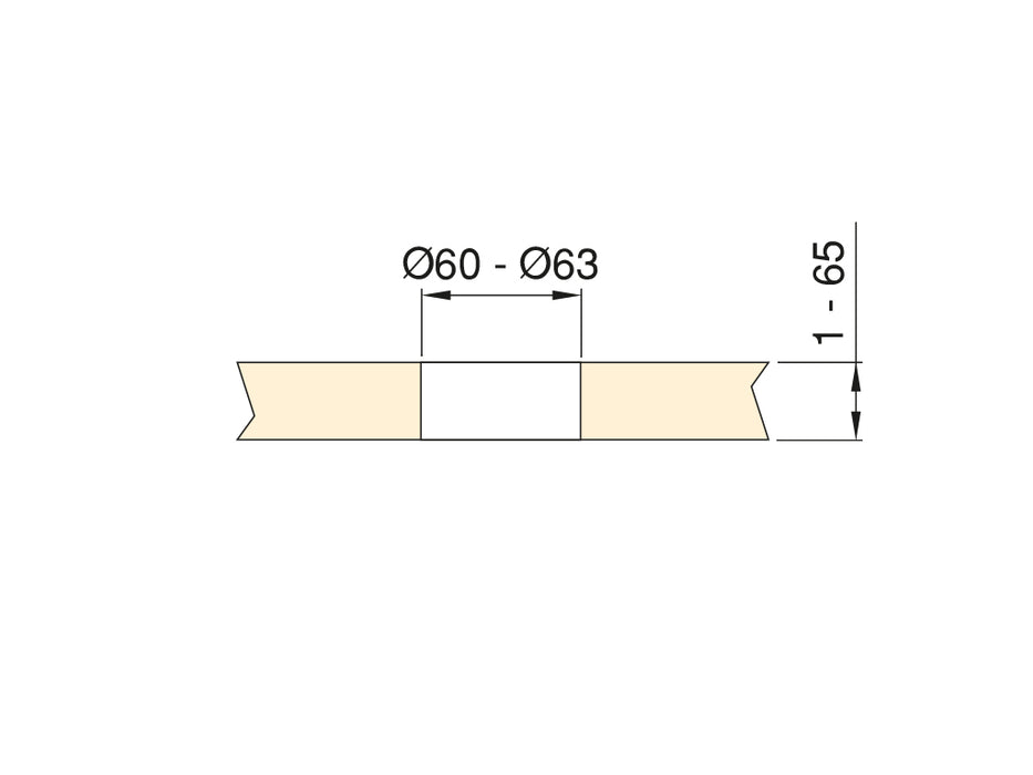 Emuca NEU | Multistecker mit Gleiter Vertikal Flat 60, Durchmesser 60mm, 1 Schukostecker, 1 USB Typ A, 1 USB Typ C, Stahl und Kunststoff, Edelstahl