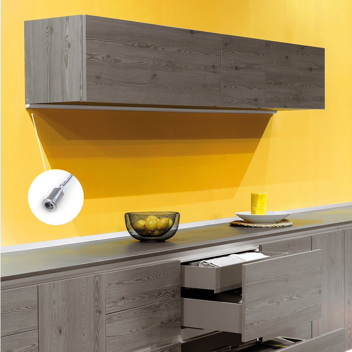Set aus LED-Leiste Set Lynx Premium 9.6W/m IP20, L 5m, 12V DC Konverter, Kabel Sensoren SWITCH (Schalter), Kunststoff