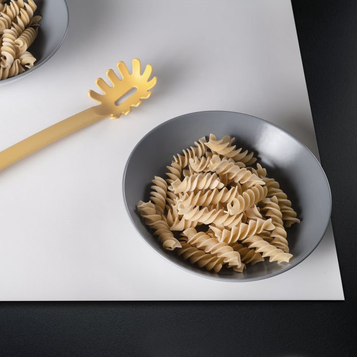 Emuca | Antirutschmatte Schublade, Textileffekt, L 2000x48cm, Kunststoff, weiss