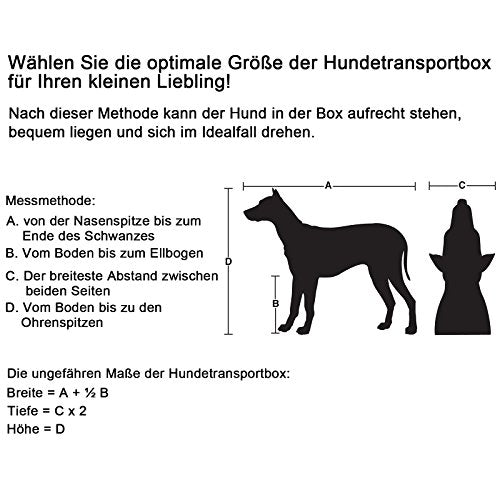 Feandrea | Haustier-Transporttasche Schwarz L
