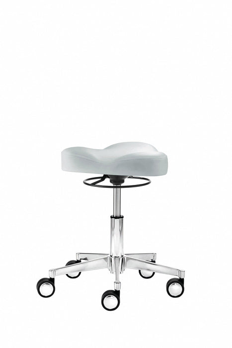 Funktionsdrehhocker 1299 | Gestell Aluminium poliert