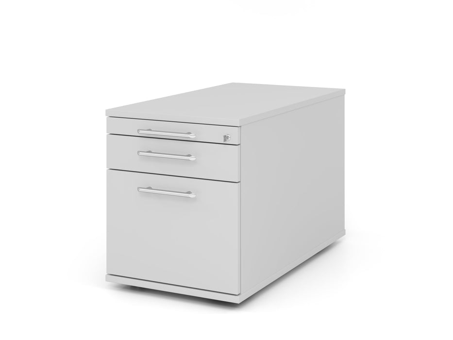 Hammerbacher | Rollcontainer 80cm, 1Schub, 1HR, Schl.RE Grau