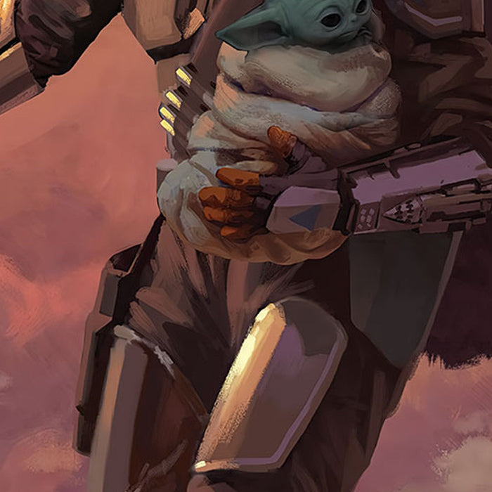 Vlies Fototapete | Mandalorian Escape | Größe 200 x 280 cm