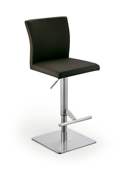 Naber | Buono K | Hocker | Gestell Edelstahl | Bezug dunkelgrau (31528)