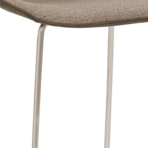 mayer | Tresenhocker mySOLO | Sand meliert Schlamm | Gestell Edelstahl gebürstet