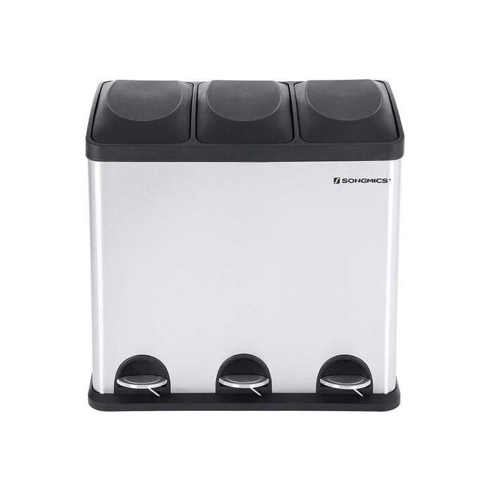 SONGMICS | Mülltrenner 54 Liter (3 x 18 L)