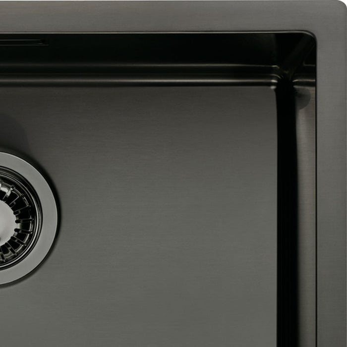 Naber | Lusso 2 | Einbauspüle | graphit grau | PVD-Beschichtung