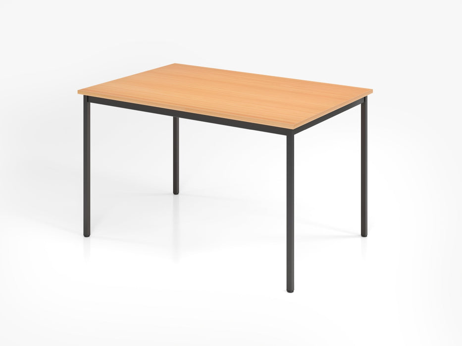 Hammerbacher | Besprechungstisch Fuß Vierk.120x80cm Buche